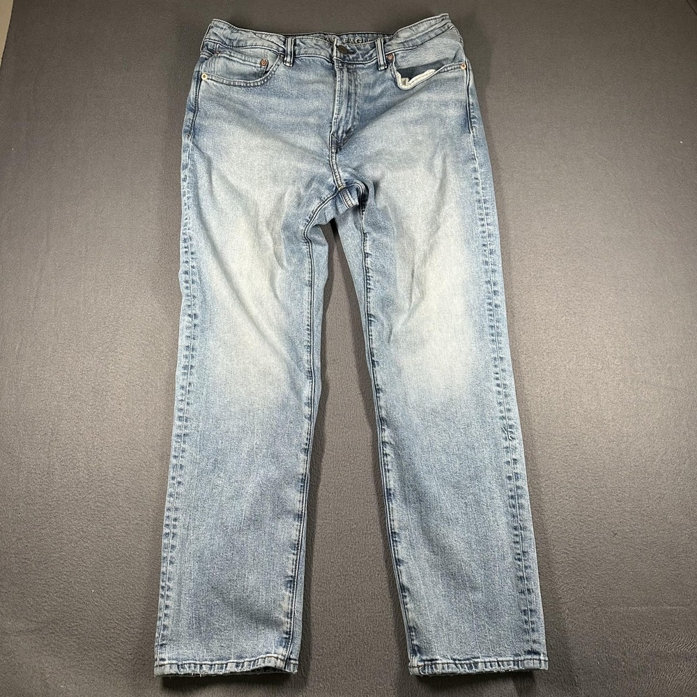 American Eagle Outfitters Jeans Mens 34x32 Blue Athletic Straight Stretch Denim